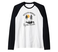 Secluded Paradise by The Stream Raglan Baseball Tee