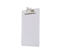 SECO A4 Acrylic Document Clipboard with Hook, Strong and Weatherproof for School, Office, Hospital and Warehouse - White