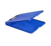 SECO A4 Clipboard Case | Blue |6 Pack | Snap Lock Closure