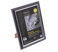 Seco A4 Frame Smoke Grey SMKA4CERT 26 (W) x 26 (D) x 2.2 (H) cm SMKA4CERT