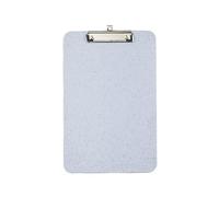SECO A4 Plastic Clipboard | Granite | Heavy Duty Clip | Hardboard Writing Board | Office School Use | Durable Document Holder