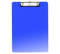 SECO A4 Plastic Translucent Clipboard | Blue | Document Holder