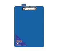 SECO A4 PVC Clipboard| Blue | Document Holder | Heavy Duty | Metal Clip | Rigid PVC Board | A4 Documents | Office, School & Warehouse Use
