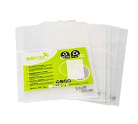 Seco A4 Recycled Cut Flush Folder - Clear - (Pack of 25)