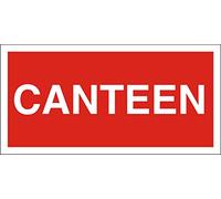 Seco Canteen Sign, 200mm x 100mm - 4mm Fluted Board