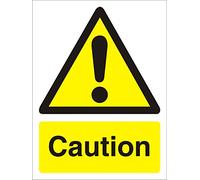 Seco Caution Sign, 200mm x 300mm - Self Adhesive Vinyl