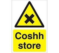 Seco Coshh Store Sign, 400mm x 600mm - 4mm Fluted Board