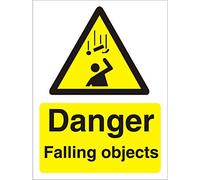 Warning Sign Falling Objects Plastic 40 x 30 cm