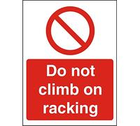Warning Sign Do Not Climb Adhesive Vinyl 40 x 30 cm