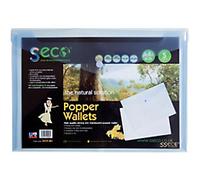 Seco A4 Popper Wallet Stewart Superior Eco Biodegradable Blue Pack of 5 30085-BU