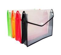 Seco Popper Wallet Foolscap Plus Assorted (Pack of 4) EPW-AST
