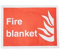 Seco Fire Blanket & Fire Sign, 200mm x 150mm - Self Adhesive Vinyl