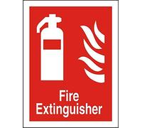 Seco Fire Extinguisher & Fire Sign, 400mm x 600mm - 1mm Semi Rigid Plastic