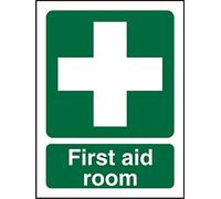 Seco First Aid Room Sign, 200mm x 300mm - Self Adhesive Vinyl