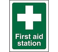 First Aid Sign First Aid Adhesive Vinyl 20 x 15 cm