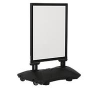 Seco Forecourt Sign 30 x 40 cm Metal Black WPF-1/34BLK