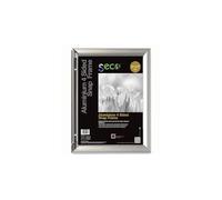 SECO Front Load Easy Open Snap Frame Poster/Picture Frame 11 x 17 Inches, Silver Metal Frame (SN1117-SV)
