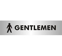 Reversed Printed Acrylic Gentlemen Sign - Acrylic Signs - Door Signs