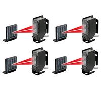 Seco-Larm E-931-S35RRQ Enforcer Indoor/Outdoor Wall Mounted Photoelectric Beam Sensor with 35 Foot Range (Four Pack)