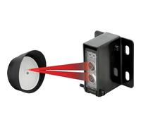 SECO-LARM E-936-S45RRGQ Retro Reflective Photoelectric Beam Sensor, 45ft (14m) Sensing Range, Weatherproof (IP66) construction for indoor/outdoor use, Pre-wired 6ft (1.8m) cord