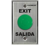 Seco-Larm Enforcer Slimline Green Request-to-Exit Plate with Pneumatic Timer (SD-7213-GSP)