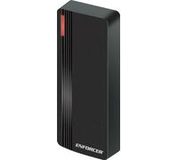 Seco-Larm PR-2123-PQ Enforcer Mullion Wiegand Proximity Reader; 9-24 VDC Operation; Built-in Buzzer for External Alarm Input; Multicolor Status LED; 10 User Proximity Cards Included; Weatherproof IP66