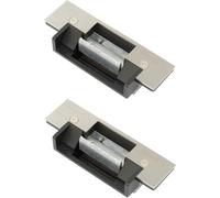 Seco-Larm SD-995A-A1Q Pack of 2 Electric Door Strikes with Horizontal Adjustment for Wood & Metal Doors; 1/4" Horizontal Keeper Adjustment compensates for Installation Difficulties