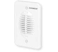 Seco-Larm SH-532BQ Flush-Mount Multi-Tone Chime, White Plastic Case, 3 Selectable Chimes, 80~88 dB Adjustable Sound Level, 12~24 VDC Operating Voltage, 130mA@12VDC Current Draw