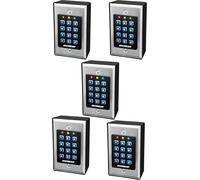 Seco-Larm SK-1011-SDQ Enforcer Access Control Keypad (Pack of 5), Up to 1000 Possible User Codes (4-8 Digits), Always-on Backlit Keypad, Stainless-Steel Faceplate