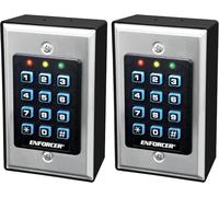 Seco-Larm SK-1011-SDQ Enforcer Access Control Keypad, Up to 1,000 Possible User Codes (4-8 Digits), Output can be Programmed to Activate for up to 99,999 Seconds (Nearly 28 Hours) (Two Pack)