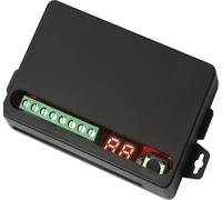 Seco-Larm SK-910RD2-4 Enforcer 2-Channel RF Receiver; Flexible 10-24 VAC/VDC Operating Voltage; Range Up to 500ft; Independently Programmable Channels; Pushbutton Programming; 5 Output Modes/Channel