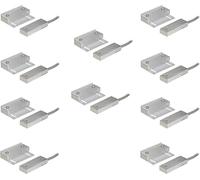 Seco-Larm SM-4601-L3Q Pack of 10 Industrial Wide-Gap Magnetic Contact Switches, 3" Operation Gap NO/NC, Open/Closed Loop (3 Wires)