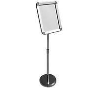 Seco Menu Board A4 Aluminium, PVC (Polyvinyl Chloride) Grey