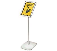 Seco Menu Board A4 Aluminium, PVC (Polyvinyl Chloride) Grey