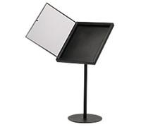 Seco Menu Board A4 Metal Black RESBOARD4A4