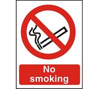 Seco No Smoking Sign, 150mm x 200mm - 2mm Prestige Acrylic with Double Sided Backing
