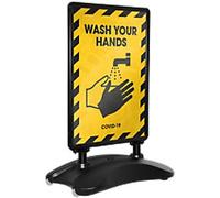Seco Pavement Sign A1 Aluminium Black