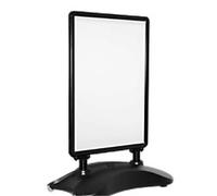 Seco Pavement Sign A1 Aluminium, Polyvinyl Chloride Black