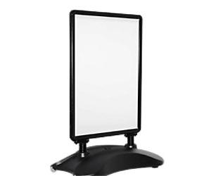 Seco Pavement Sign A1 Aluminium, PVC (Polyvinyl Chloride) Black