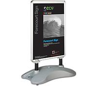 Seco Pavement Sign A1 Aluminium Silver Weatherproof