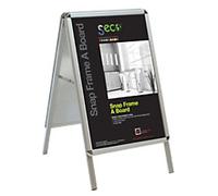 Seco Pavement Sign A1 Aluminium Silver Weatherproof Wind Resistant