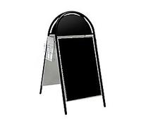 Seco Tubular 20 x 30 Inches A-Board Black - TAB-1A/1BLK