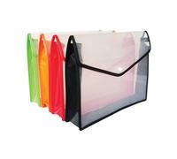 Seco Popper Wallet Foolscap Plus Assorted (Pack of 4) EPW-AST