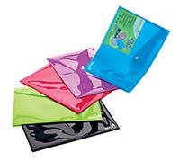 Seco Popper Wallet PPLSA4-AST A4 PP (Polypropylene) Landscape 0.5 cm (D) x 38 cm (H) Assorted Pack of 5