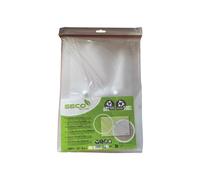 Seco Recycled Popper Wallet A4 Clear Pack of 5 30085-CL