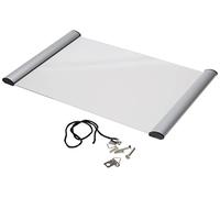 SECO Stewart Superior A4 Aluminium 2 Sided Front Loading Picture/Poster Snap Frame - Silver