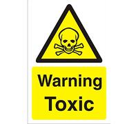 Seco Warning Toxic Sign, 400mm x 600mm - 3mm Foam PVC