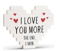 SECOGM Anniversary Plaque Gifts for Him Her, I Love You Gifts for Girlfriend Boyfriend, Christmas Valentine Anniversary Birthday Presents for Wife Husband