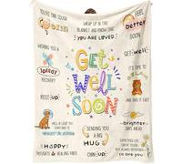 SECOGM Get Well Soon Gifts for Women, Cancer Gifts for Woman, Thinking of You Gifts, Hug Healing After Surgery Blanket, Get Well Gifts For Daughter Sister Friend Coworker Boss, Flannel Throw Blankets