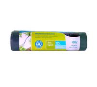 Secolan 211001 Mlleimer Bags, Green/Black, 60 litres